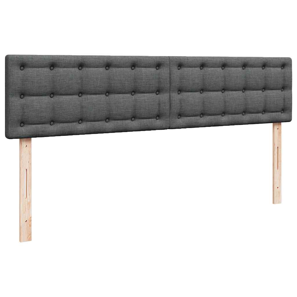 Struttura Letto Pouf con Materasso 200x200 cm in Tessuto | homemem39