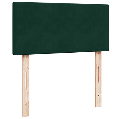 Struttura Letto Pouf con Materasso 80x200 cm Velluto