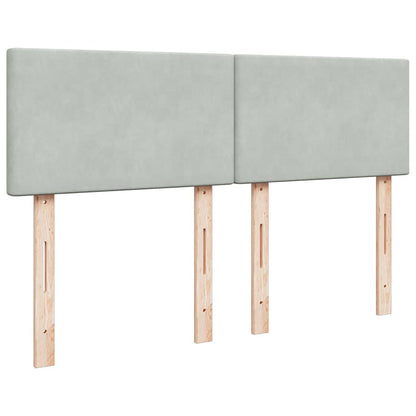 Struttura Letto Pouf con Materasso 140x190 cm Velluto | homemem39