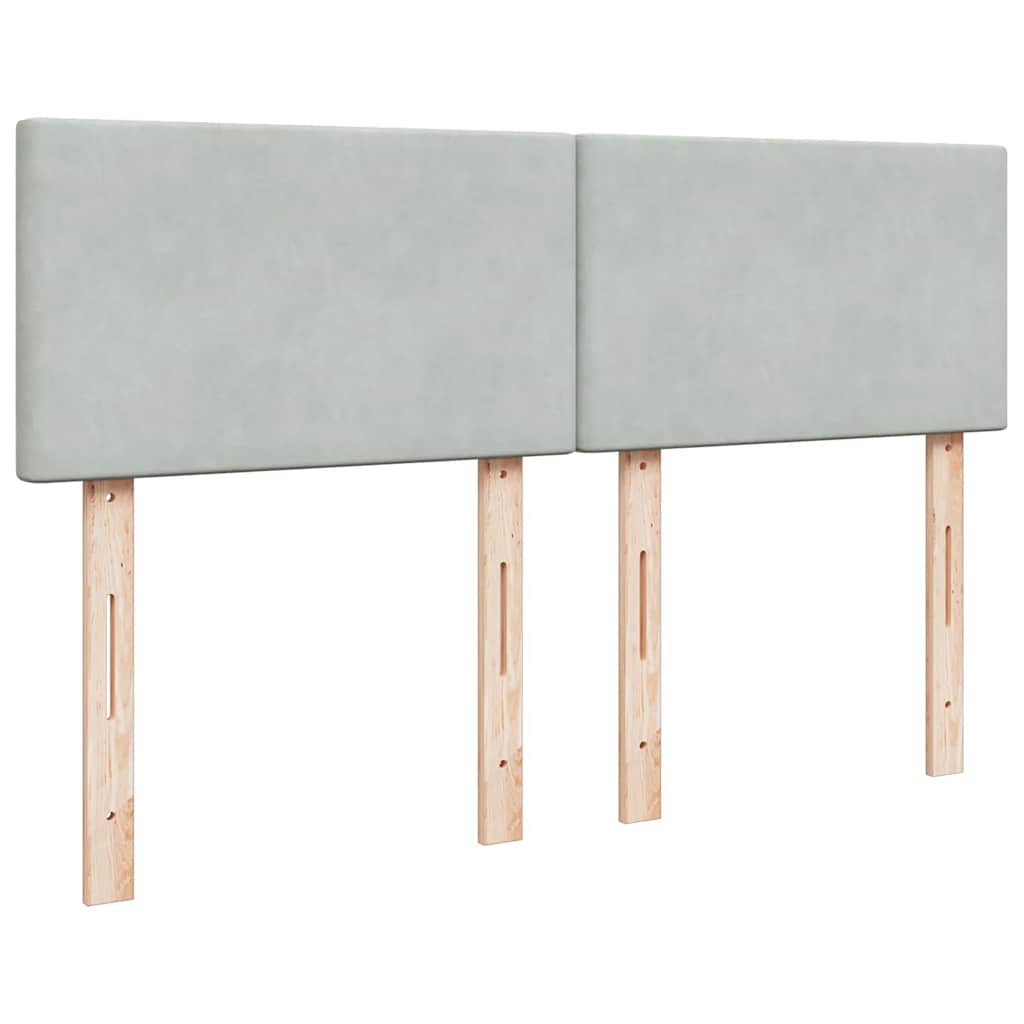 Struttura Letto Pouf con Materasso 140x200 cm in Velluto - homemem39