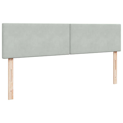 Struttura Letto Pouf con Materasso 160x200 cm in Velluto - homemem39