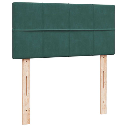 Struttura Letto Pouf con Materasso 80x200 cm Velluto