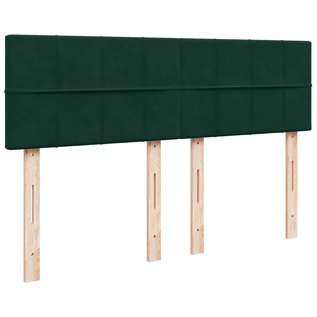 Struttura Letto Pouf con Materasso 140x190 cm in Velluto | homemem39