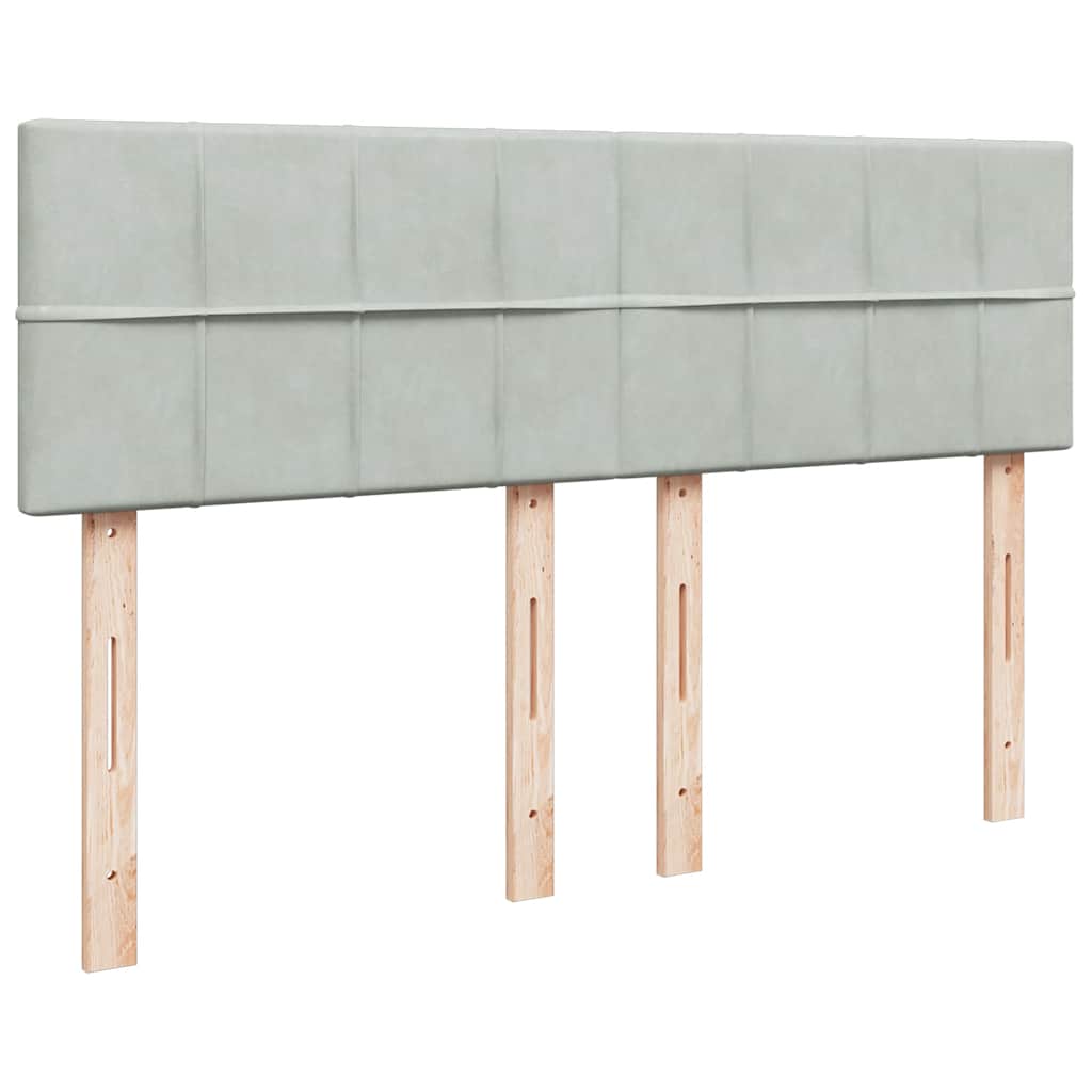 Struttura Letto Pouf con Materasso 140x200 cm in Velluto
