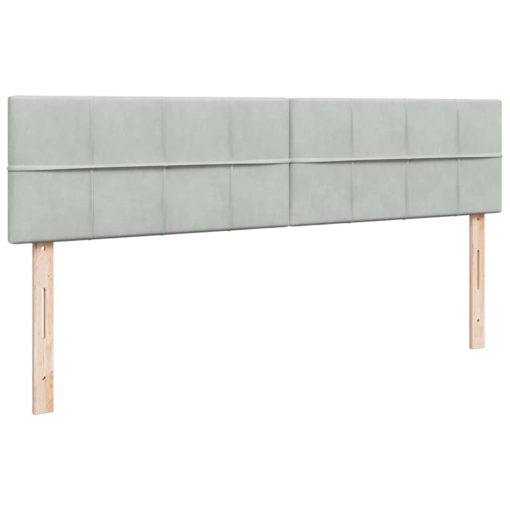 Struttura Letto Pouf con Materasso 160x200 cm in Velluto