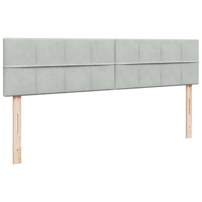 Struttura Letto Pouf con Materasso 160x200 cm in Velluto