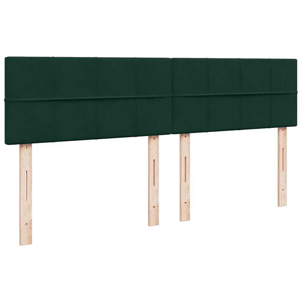 Struttura Letto Pouf con Materasso 160x200 cm in Velluto