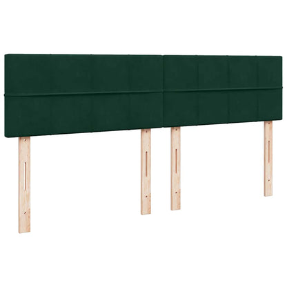 Struttura Letto Pouf con Materasso 160x200 cm in Velluto