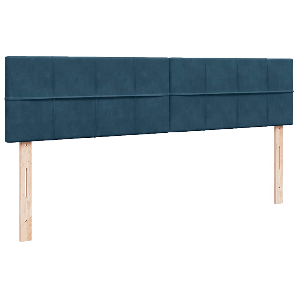 Struttura Letto Pouf con Materasso 200x200 cm in Velluto | homemem39