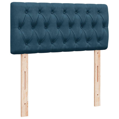 Struttura Letto Pouf con Materasso 80x200 cm Velluto