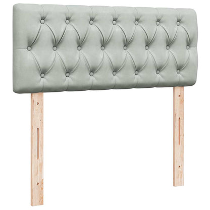 Struttura Letto Pouf con Materasso 120x200 cm Velluto
