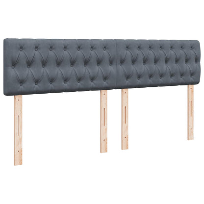 Struttura Letto Pouf con Materasso 160x200 cm in Velluto