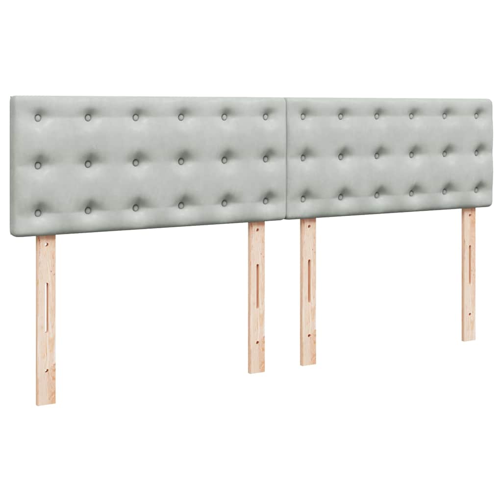 Struttura Letto Pouf con Materasso 180x200 cm in Velluto | homemem39