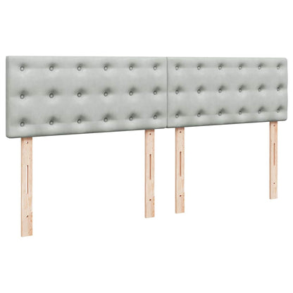 Struttura Letto Pouf con Materasso 180x200 cm in Velluto | homemem39