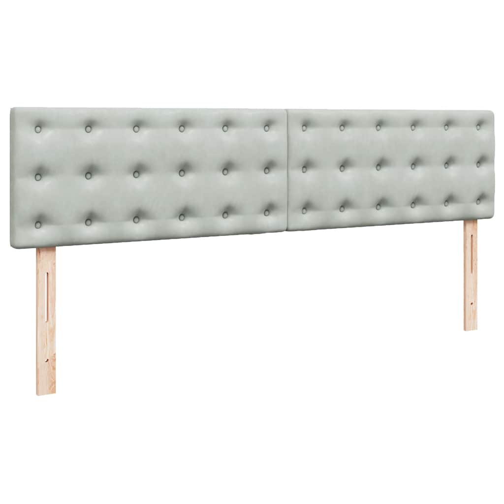 Struttura Letto Pouf con Materasso 200x200 cm in Velluto | homemem39