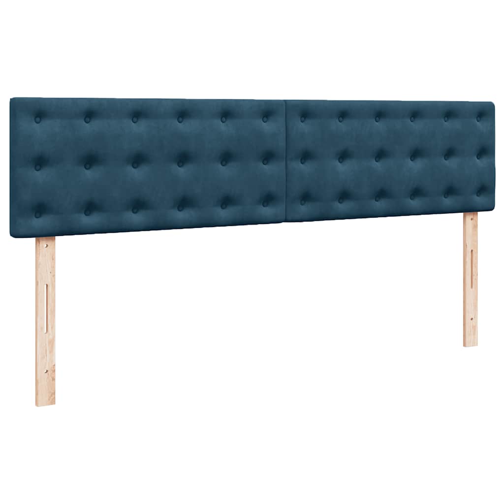 Struttura Letto Pouf con Materasso 200x200 cm in Velluto | homemem39
