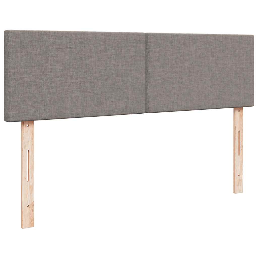 Struttura Letto Pouf con Materassi Tortora 180x200cm in Tessuto