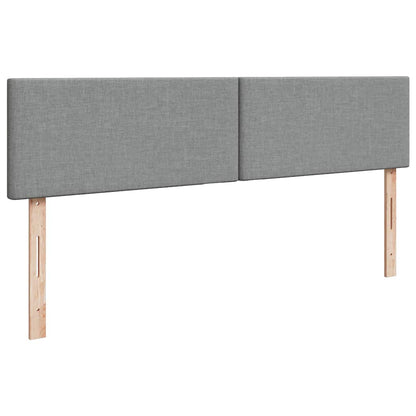 Struttura Letto Pouf con Materassi 200x200 cm in Tessuto
