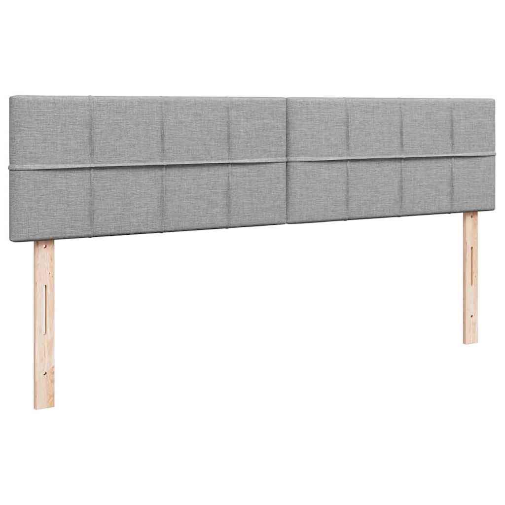 Struttura Letto Pouf con Materassi 160x200 cm in Tessuto | homemem39
