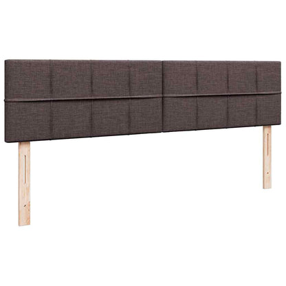 Struttura Letto Pouf con Materassi 200x200 cm in Tessuto
