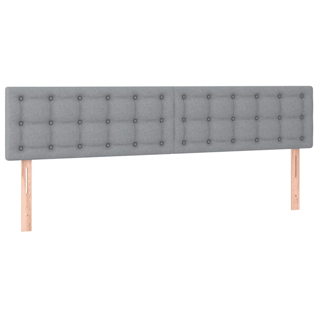 Struttura Letto Pouf con Materassi 160x200 cm in Tessuto | homemem39