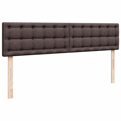 Struttura Letto Pouf con Materassi 200x200 cm in Tessuto