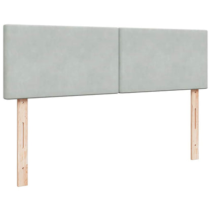 Struttura Letto Pouf con Materassi 160x200 cm in Velluto