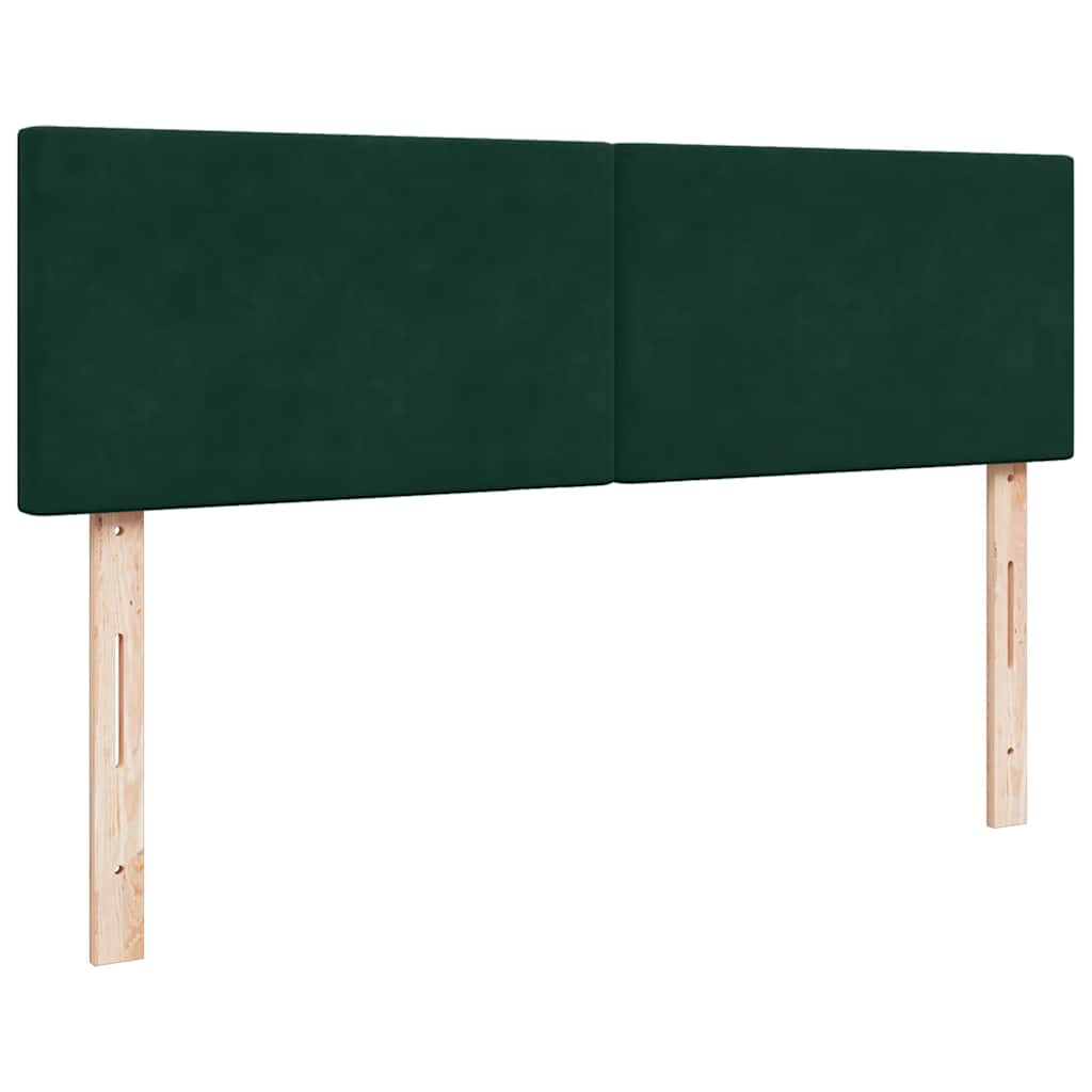 Struttura Letto Pouf con Materassi 160x200 cm Velluto