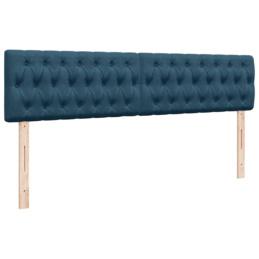 Struttura Letto Pouf con Materassi 160x200 cm Velluto | homemem39