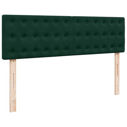Struttura Letto Pouf con Materassi 160x200 cm Velluto