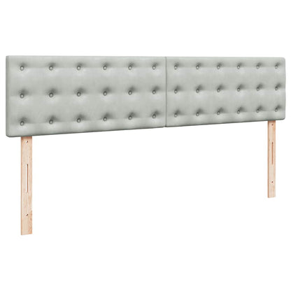 Struttura Letto Pouf con Materassi 180x200 cm Velluto