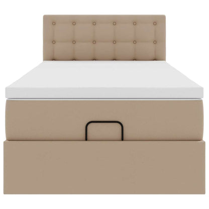 Struttura Letto Pouf con Materasso 90x190 cm Similpelle | homemem39