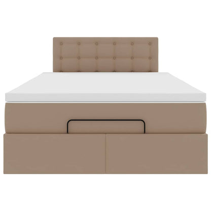 Struttura Letto Pouf con Materasso 120x200 cm Similpelle