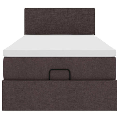 Struttura Letto Pouf con Materasso 80x200 cm in Tessuto | homemem39