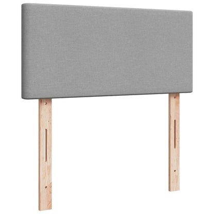 Struttura Letto Pouf con Materasso 90x190 cm in Tessuto | homemem39