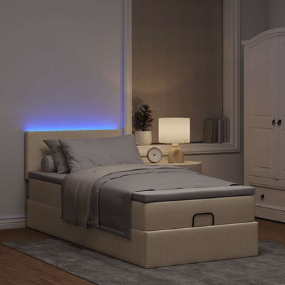 Pouf Letto con Materasso in Tessuto