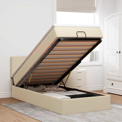 Pouf Letto con Materasso in Tessuto
