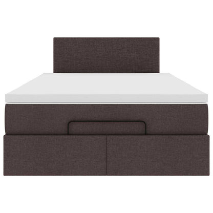 Struttura Letto Pouf con Materasso 80x200 cm in Tessuto