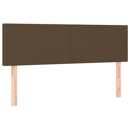 Pouf Letto con Materasso e LED Marrone Scuro 140x190 cm | homemem39