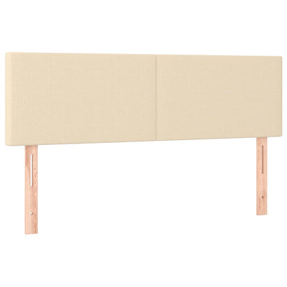 Pouf Letto con Materasso e LED Crema 140x190 cm | homemem39