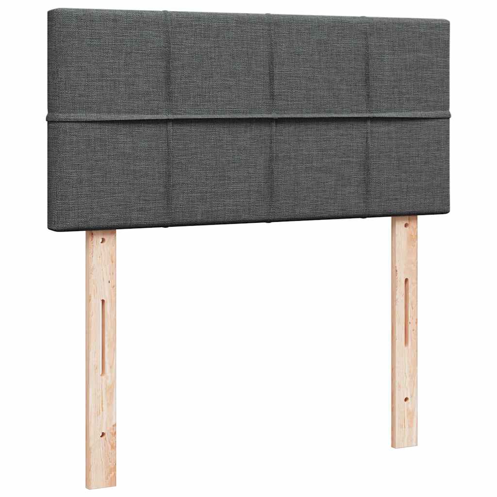 Struttura Letto Pouf con Materasso 90x190 cm in Tessuto