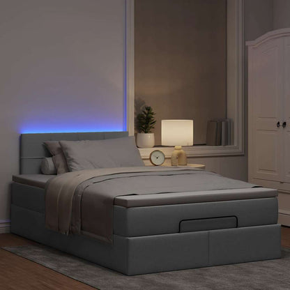 Pouf Letto con Materasso in Tessuto
