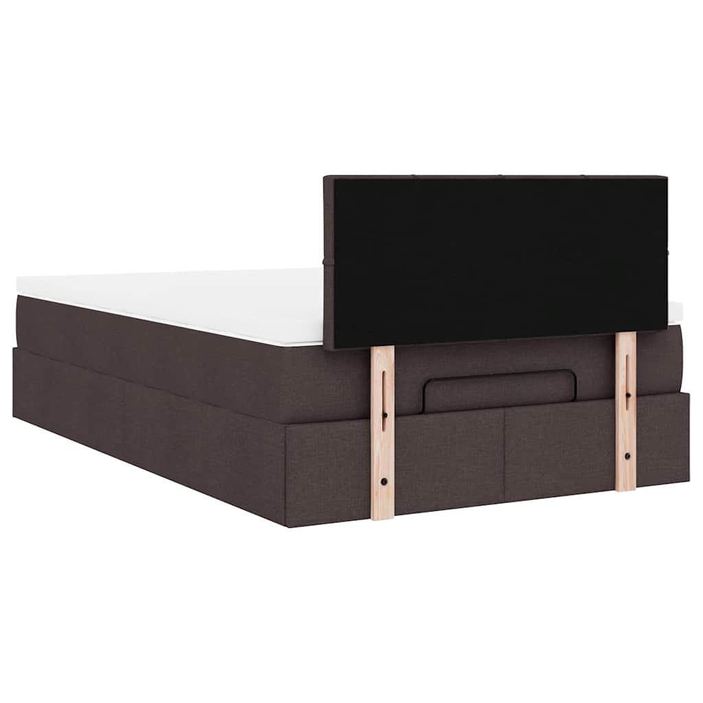 Struttura Letto Pouf con Materasso 80x200 cm in Tessuto