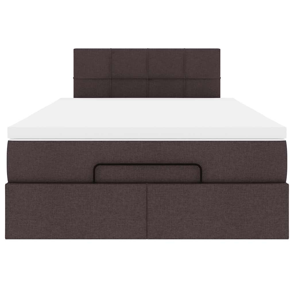 Struttura Letto Pouf con Materasso 80x200 cm in Tessuto
