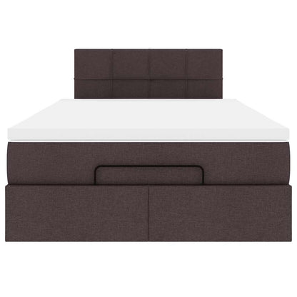 Struttura Letto Pouf con Materasso 80x200 cm in Tessuto