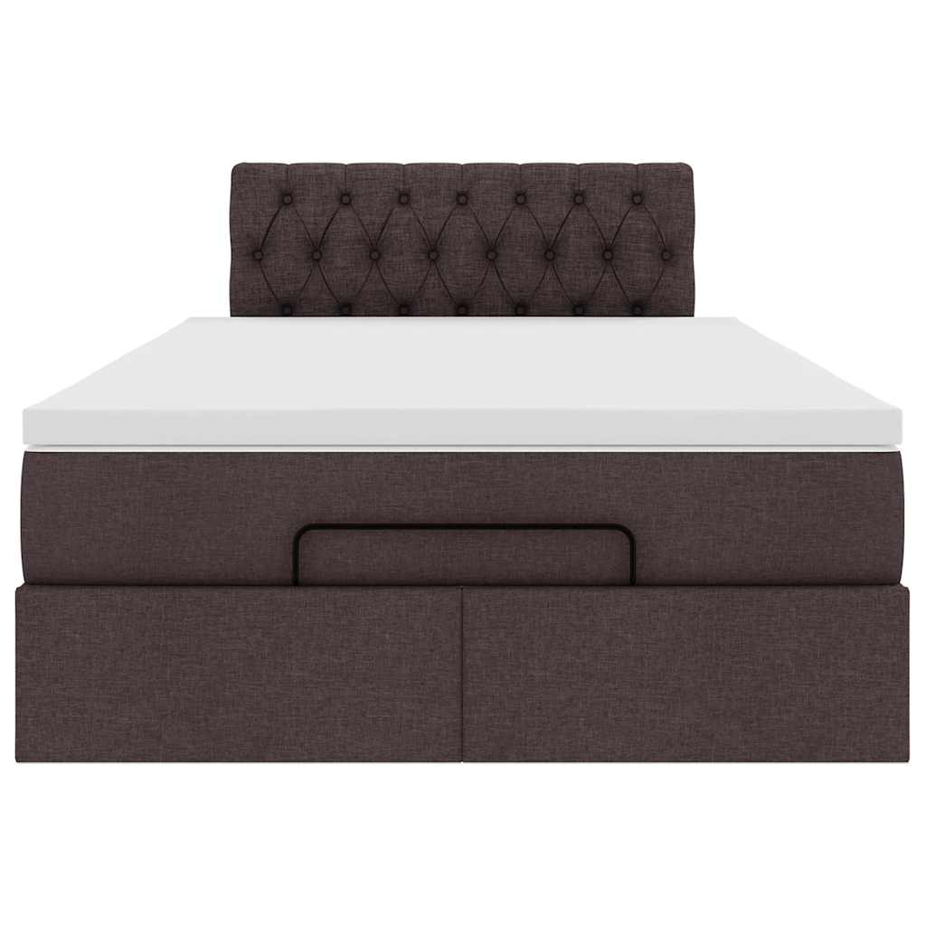 Struttura Letto Pouf con Materasso 80x200 cm in Tessuto