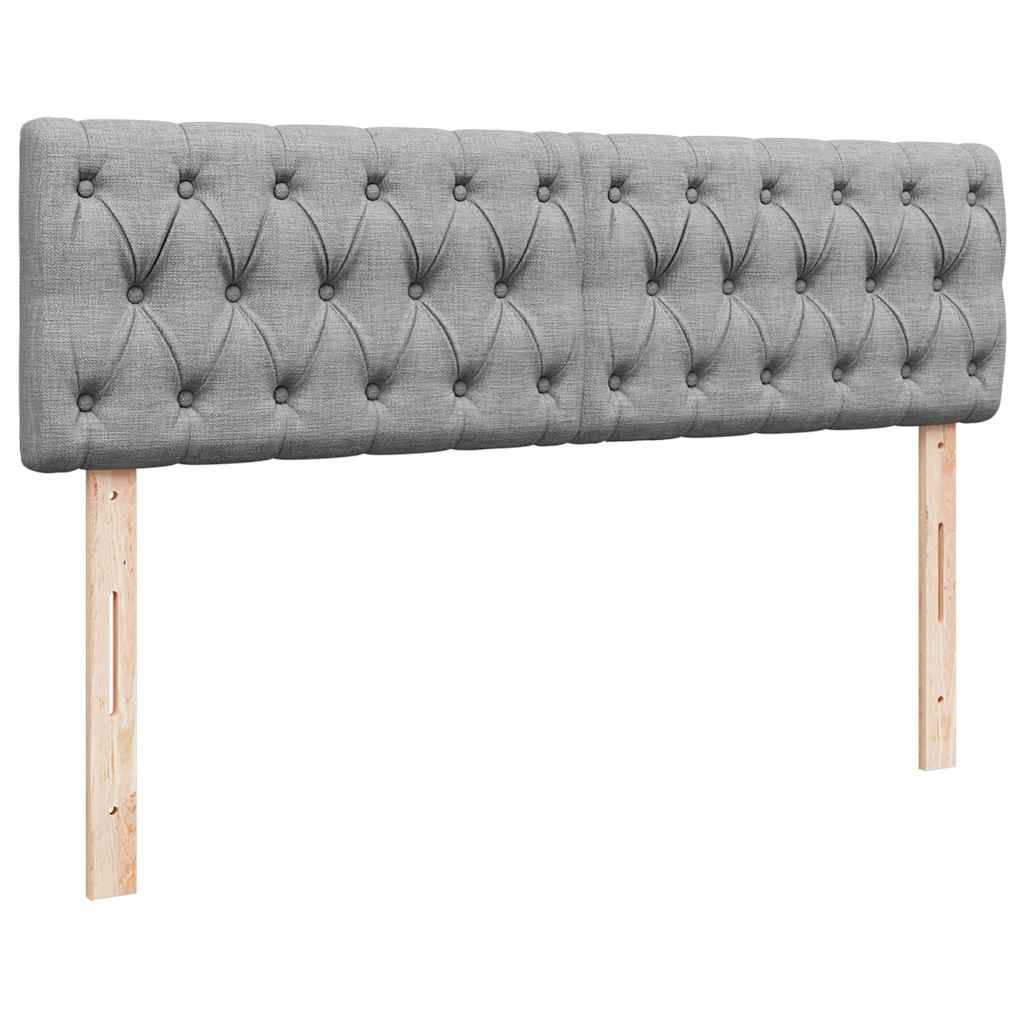 Struttura Letto Pouf con Materasso 140x200 cm in Tessuto