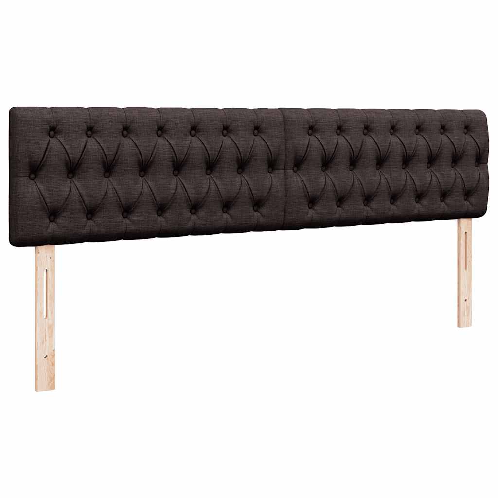 Struttura Letto Pouf con Materassi 200x200 cm in Tessuto