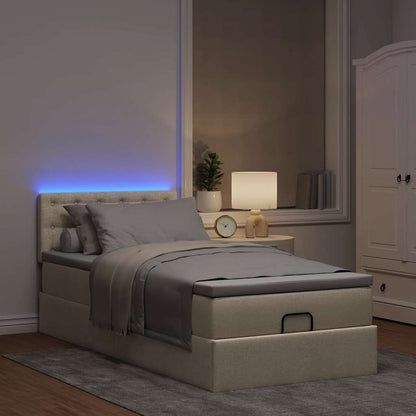 Pouf Letto con Materasso in Tessuto
