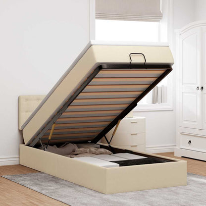 Pouf Letto con Materasso in Tessuto